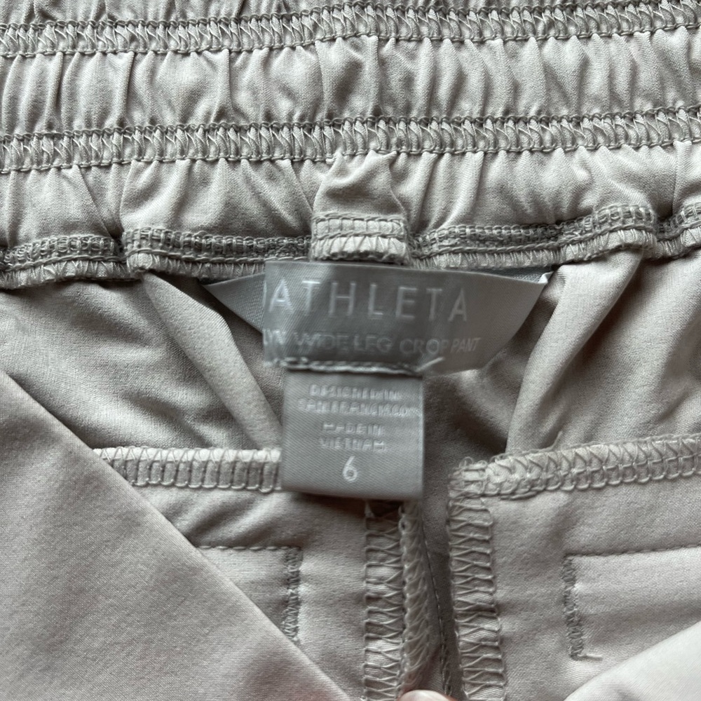 Athleta wide leg pant size 6